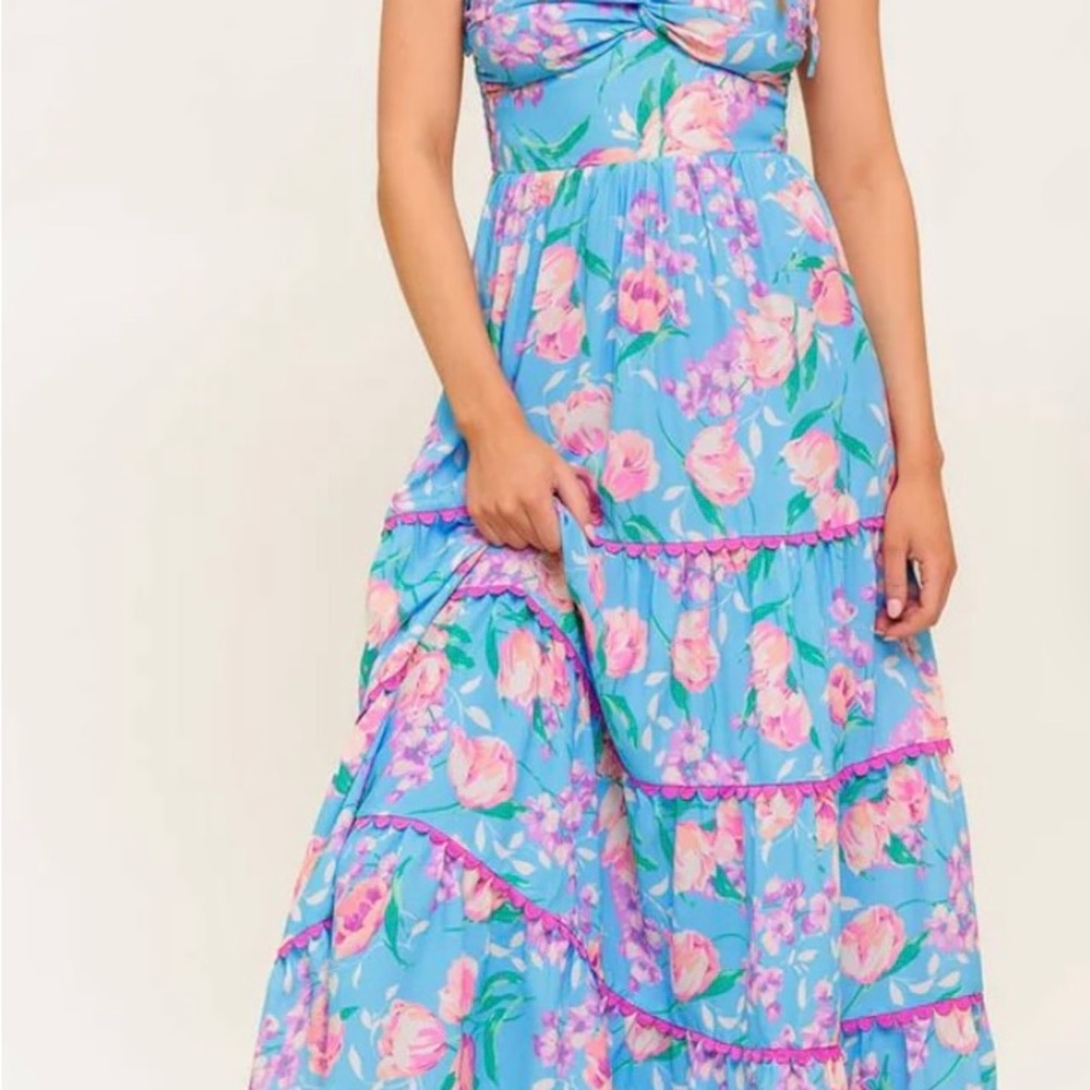 Flying Tomato Floral Midi Dress